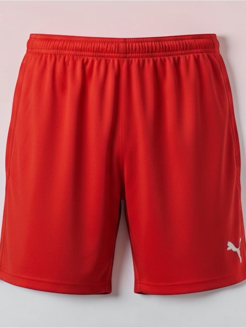 Puma DryCell Men’s Red Soccer Training Athletic Shorts Size Medium